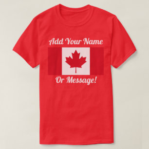 Kanada Canadian Flagga T-Shirt