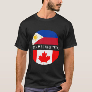 Kanada Canadians Filippinerna Filipino Mixed Dna F T Shirt