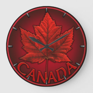 Kanada Clock Canada Souvenir Wall Clocks & Gifts Stor Klocka