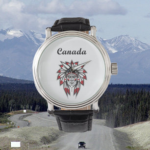 Kanada Colorful Native Indian Chief Armbandsur