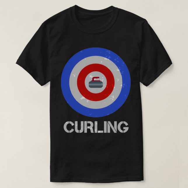 Kanada Curling 14 T Shirt (Design framsida)