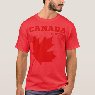 Kanada Curling T Shirt