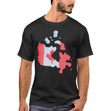 Kanada-dagen Flagga Karta