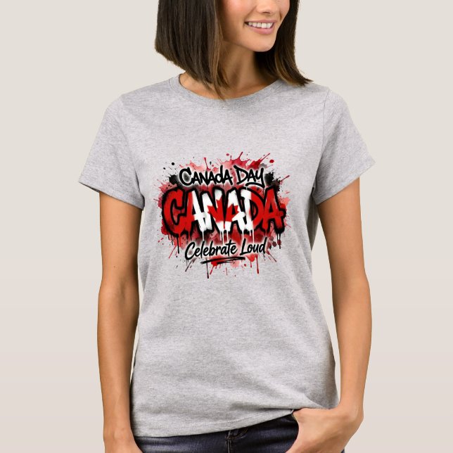 Kanada-dagen T Shirt (Framsida)
