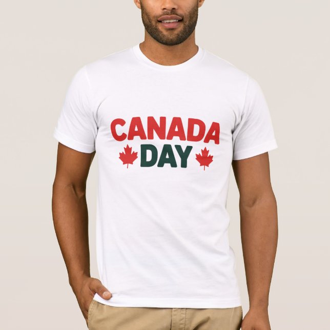 Kanada-dagen T Shirt (Framsida)