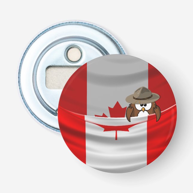 Kanada-dagen uggla flasköppnare (Framsidan)