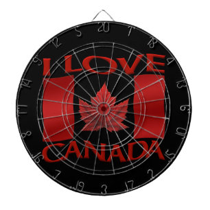 Kanada Dartboard I Kärlek Canada Souvenir Dartboar Piltavla