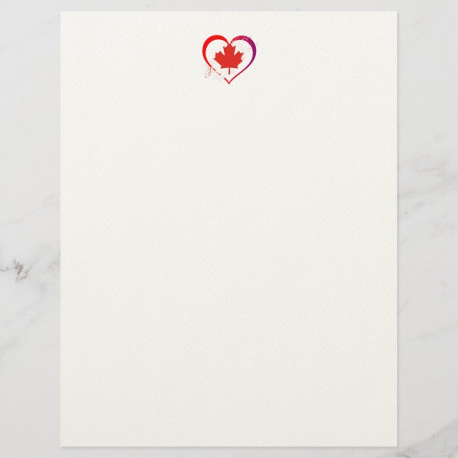 Kanada Day Letterhead Brevhuvud (Framsida)
