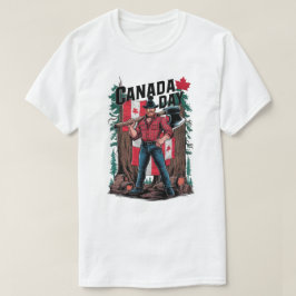 Kanada Day Lumberjack T Shirt