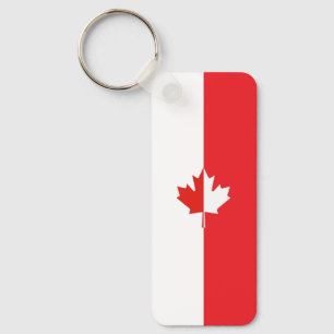 Kanada Day Maple Löv Red & White Nyckelring