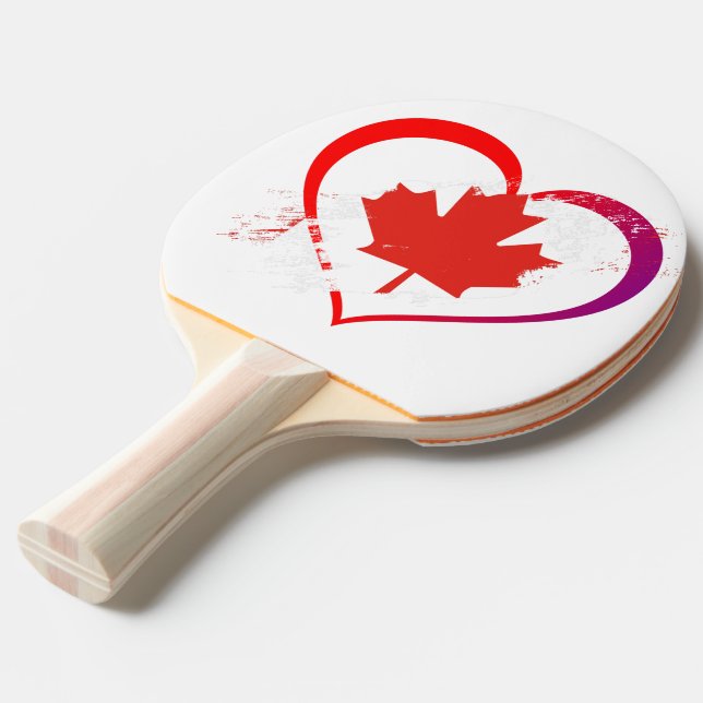 Kanada Day Ping Pong Paddle Pingisracket (Frontvinkel)
