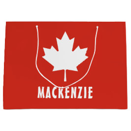 Kanada Day Red White Canadian Flagga Maple Löv Nam