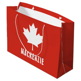 Kanada Day Red White Canadian Flagga Maple Löv Nam