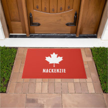 Kanada Day Red White Canadian Flagga Maple Löv Nam
