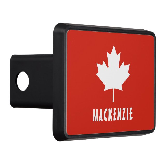 Kanada Day Red White Canadian Flagga Maple Löv Nam Dragkroksskydd (Höger)