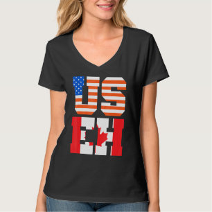 Kanada Day Usa Canadian Citizen America Flagga Can T Shirt