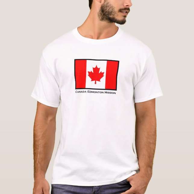 Kanada Edmonton LDS beskickningT-tröja T Shirt (Framsida)