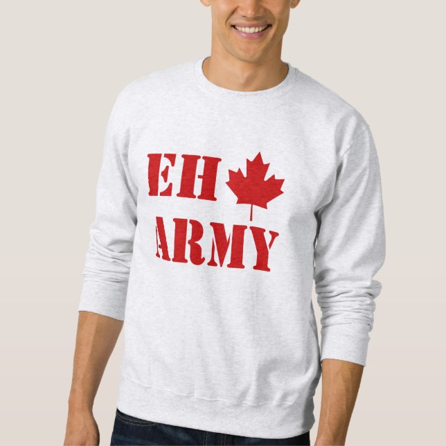 Kanada Eh Armé Sweatshirt (Framsida)