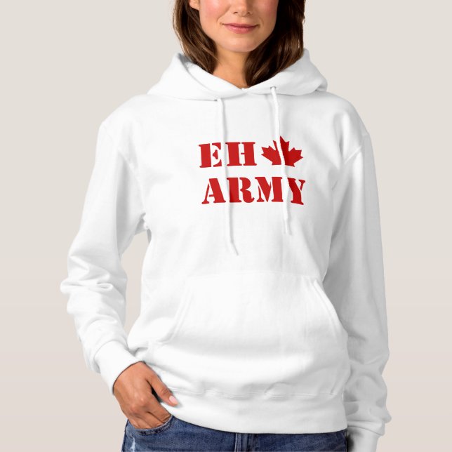Kanada Eh Armé Tee Shirt (Framsida)