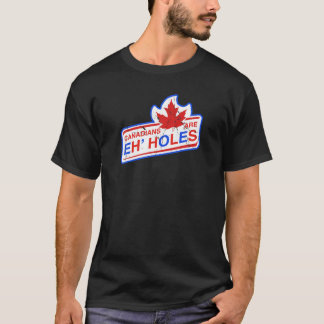 Kanada Eh Canadians är Eh Hål Funny Hockey Fläkt T Shirt