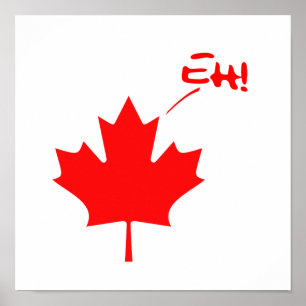 Kanada Eh! Funny Canadian Pride Poster