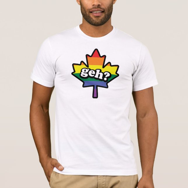 Kanada eh? geh? tee shirt (Framsida)