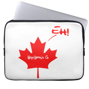 Kanada Eh! Rolig kanadensisk pride Laptop Sleeve