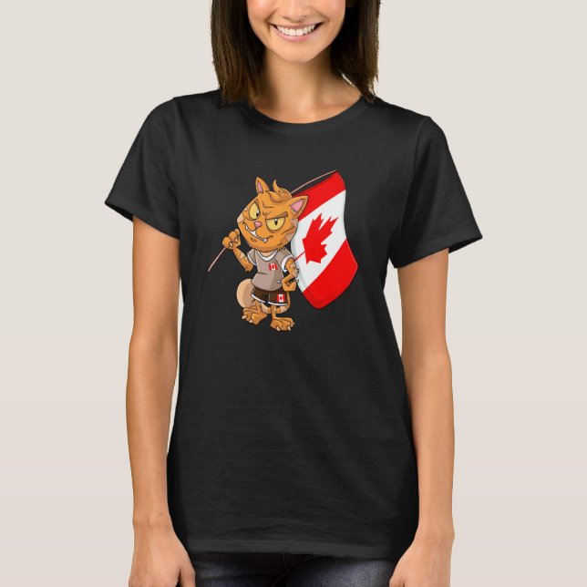 Kanada Fankatt T Shirt (Framsida)