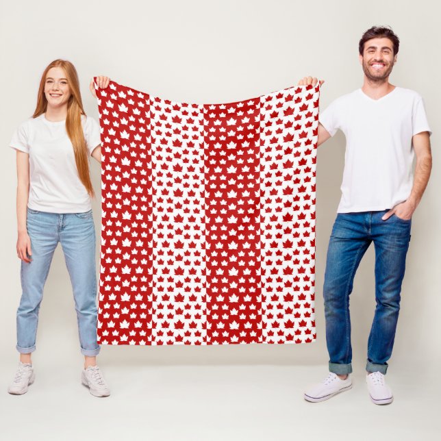 Kanada Filten Kanada Souvenir Flanellfilt Fleecefilt (På plats)
