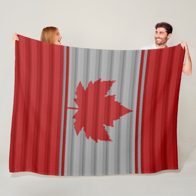 Kanada Filten Kanada Souvenir Flanellfilt Fleecefilt (På plats)