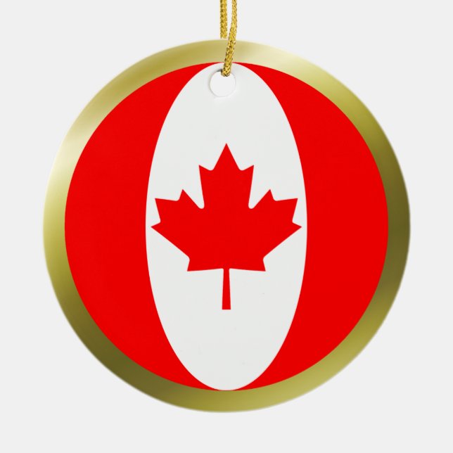 Kanada Flagg Ornament (Framsidan)
