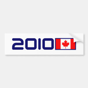 Kanada FLAGGA 2010 Bildekal