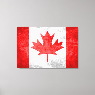 Kanada Flagga 3 Canvastryck
