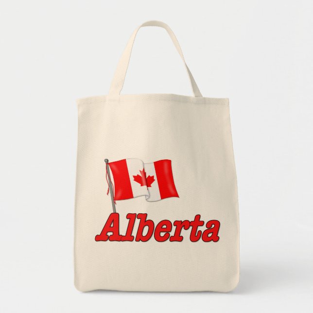 Kanada Flagga - Alberta Tygkasse (Framsidan)