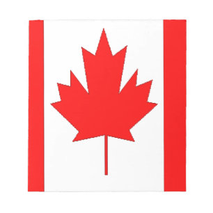 Kanada flagga anteckningsblock