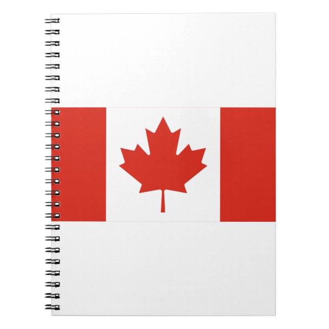 Kanada Flagga Anteckningsbok (Framsidan)