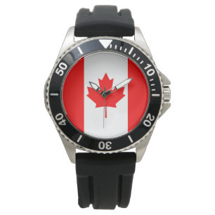 Kanada-Flagga Armbandsur