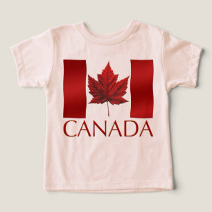 Kanada Flagga Baby Tootoo Kanada Baby BodyKostymer Tröja