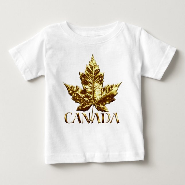Kanada Flagga Baby Tootoo Kanada Baby Overaller T Shirt (Framsida)