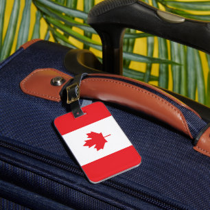 Kanada flagga bagagebricka