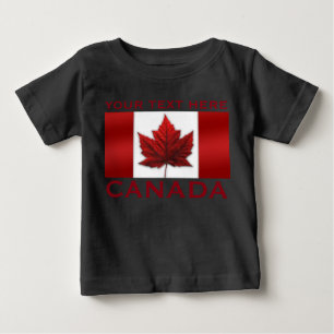 Kanada Flagga Barn Hoodie Shirt Canada Souvenir To Tröja