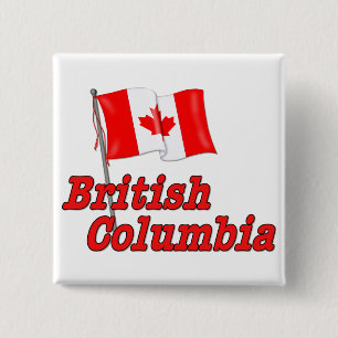 Kanada Flagga - British Columbia Knapp