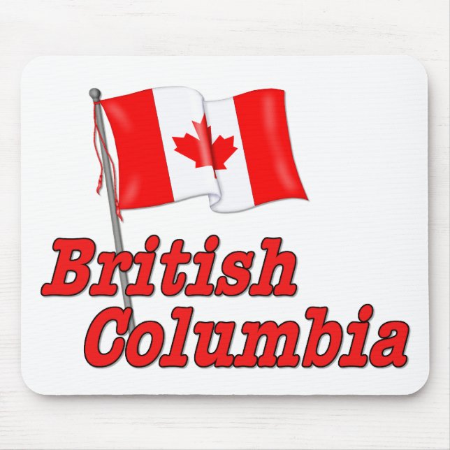 Kanada Flagga - British Columbia Musmatta (Framsidan)