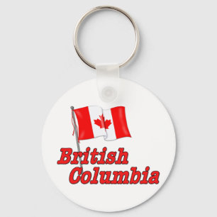 Kanada Flagga - British Columbia Nyckelring