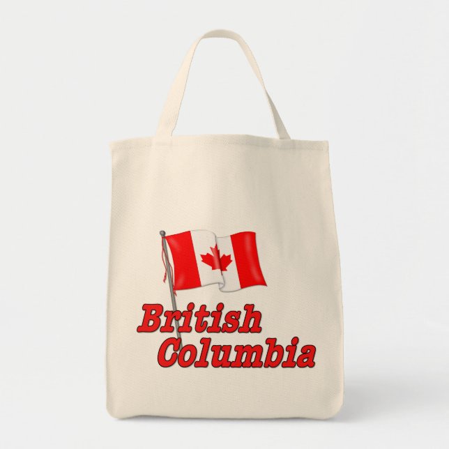 Kanada Flagga - British Columbia Tygkasse (Framsidan)