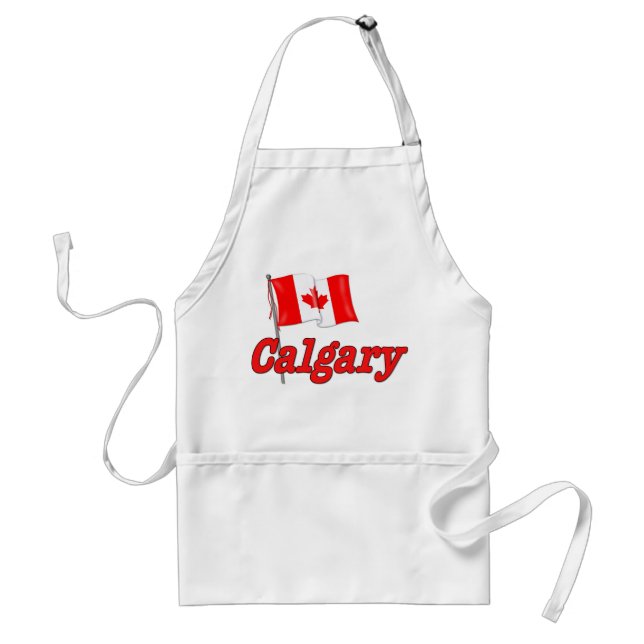 Kanada Flagga - Calgary Förkläde (Framsidan)