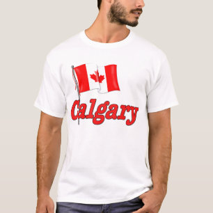 Kanada Flagga - Calgary Tee Shirt