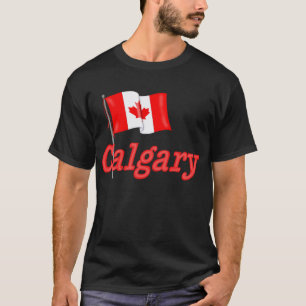 Kanada Flagga - Calgary Tee Shirt
