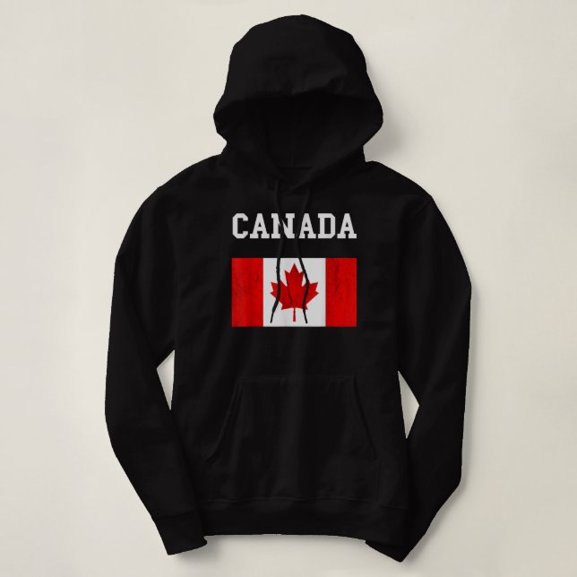 Kanada Flagga Canadian Flagga Canadian Roots Maple T Shirt (Design framsida)