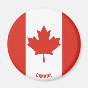 Kanada Flagga Charming Patriotic Magnet